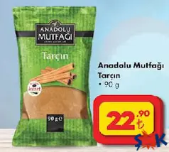 ANADOLU MUTFAĞI TARÇIN 90 G fiyat ve kampanya bilgisi